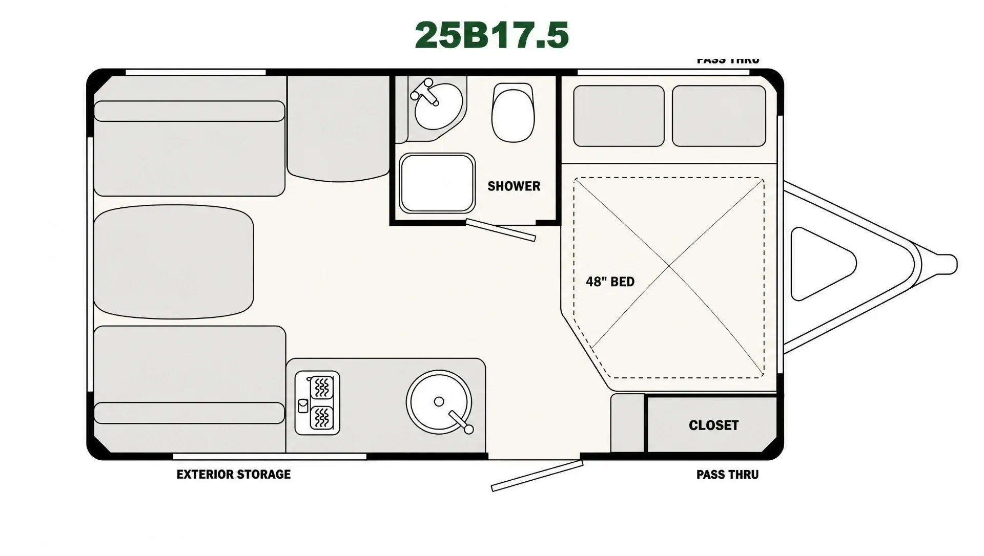 25B17.5FB floor plan