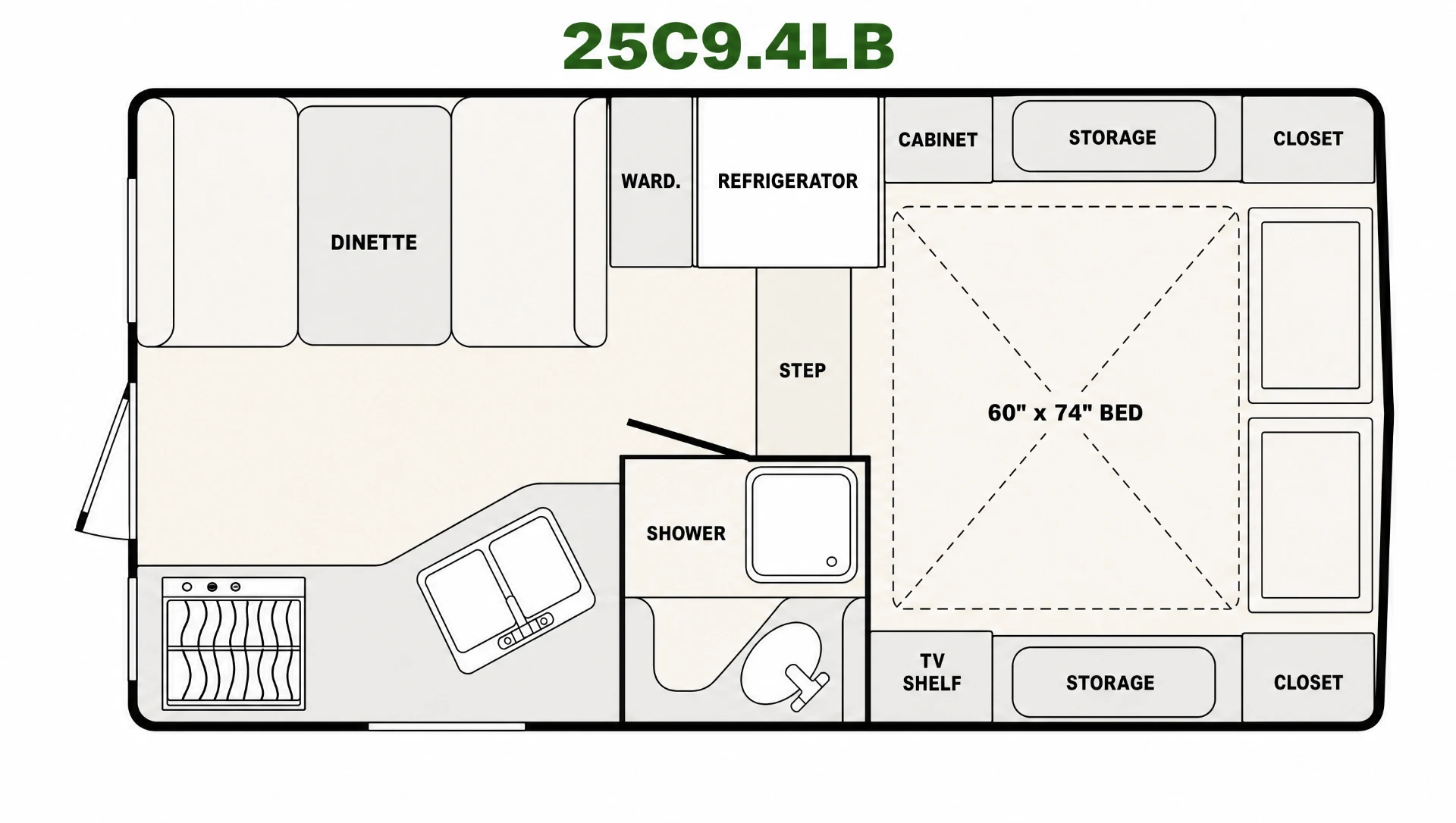 C9.4 25C9.4LB floor plan