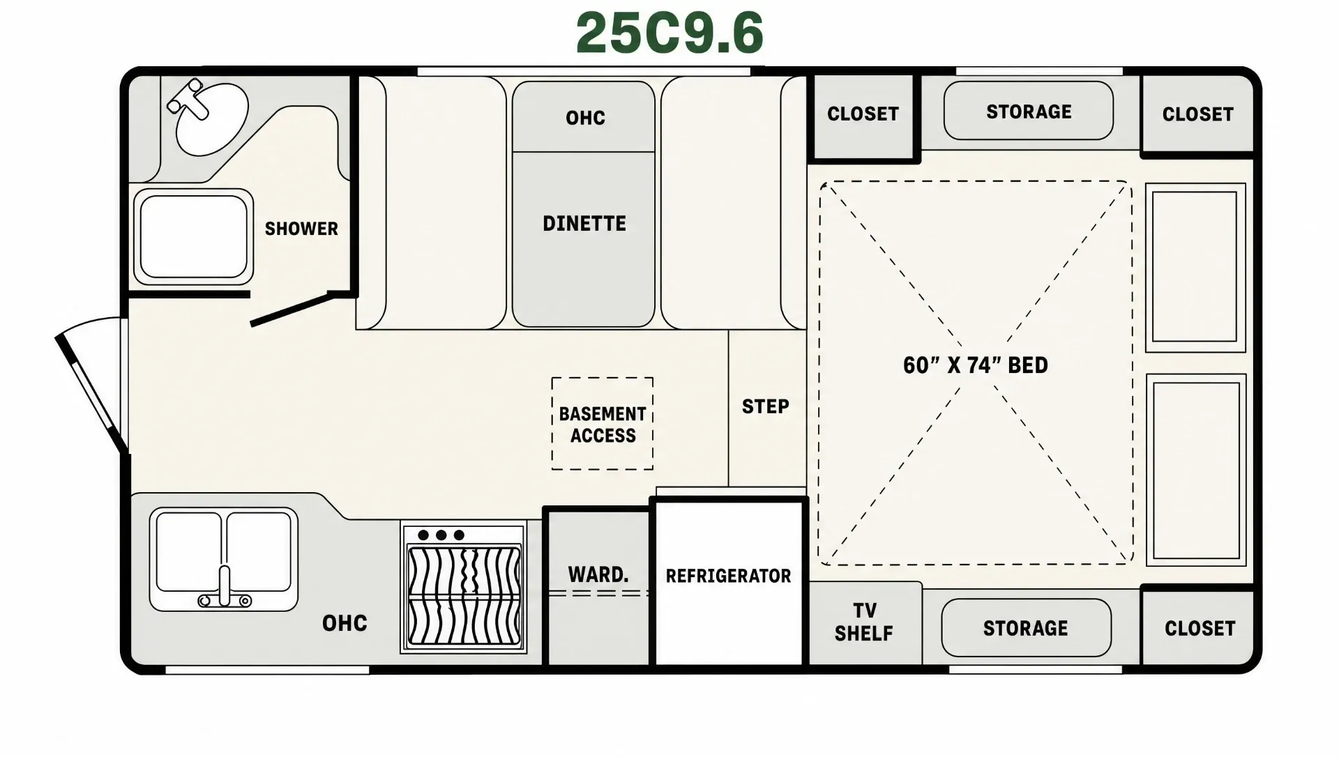 25C9.6 floor plan